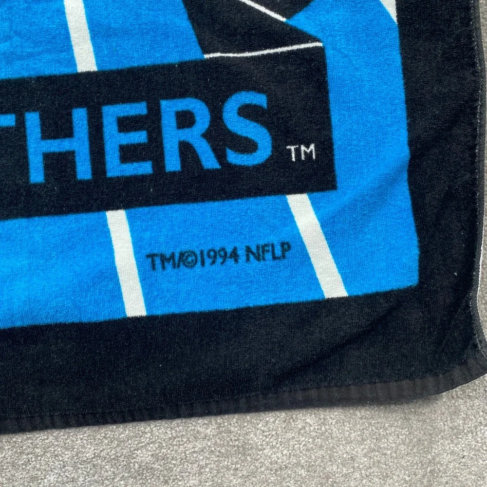 Carolina Panthers NFL Football Helmet Beach Towel 1994 Vintage‎
